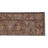 Distressed Turkish Sparta Ryg Runner with Floral Border | Runner Rug in Rugs by Vintage Pillows Store. Item composed of cotton