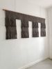 Portal | Charcoal Grey | Macrame Wall Hanging in Wall Hangings by Dörte Bundt. Item composed of cotton