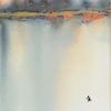 Against the Wind – Original Abstract Watercolor Landscape, Framed | Paintings by Susi Schuele Art