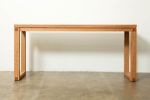 Modern Wood Console Table | Mason Table | Tables by Alabama Sawyer. Item composed of oak wood