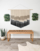 Extra Large Teal Macrame Wall Hanging / Fibber Art | Wall Hangings by Love & Fiber | Rush Creek Lodge at Yosemite in Groveland. Item made of cotton & fiber