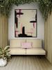 Raw Bloom | Pink Abstract Original Painting | Oil And Acrylic Painting in Paintings by Abby May