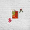 Framed Print - No Brake Zone - Op Art Geometric Motion | Work by Eman's Gallery