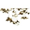 JT251 Ellipse Leaf Fall Chandelier | Chandeliers by Alan M