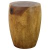 Haussmann® Wood Merlot End Table 15 D x 20 inch High Oak Oil | Tables by Haussmann®