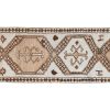 Natural White Herki Turkish Hand-Knotted Runner 2'9" X 11'6" | Runner Rug in Rugs by Vintage Pillows Store. Item composed of cotton and fiber