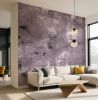 Soft Aubergine Plaster - Luxe Textures Luxury Wallpaper Mural | Wall Treatments by ELLE WALLS
