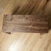 Walnut Waterfall Bench | Benches & Ottomans by Crafted Glory. Item made of walnut works with contemporary style