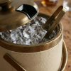 Leather Wrapped Ice Bucket | Drinkware by Rikan