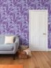 IVI Bouquet - Water Lily, Larkspur, Daisy w/ Cannabis Leaves | Wallpaper in Wall Treatments by Sean Martorana. Item made of paper