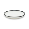 Ligne Medium Plate | Dinnerware by Tina Frey. Item composed of ceramic and synthetic