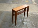 Solid Wood Console Table – Mid-Century Modern Entryway or Sofa Table, Solid Wood Hardwood, Handcrafted, Made in USA | Tables by Marco Bogazzi