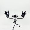 Hand Forged Iron Candelabra 25″ (63cm) | Candle Holder in Decorative Objects by Edecra