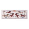 Suzani Tapestry With Horse Design, Animal Pictorial Silk on | Tablecloth in Linens & Bedding by Vintage Pillows Store