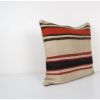 Handmade Organic Wool Square Cushion Cover, Ethnic Chair Cus | Pillows by Vintage Pillows Store