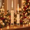 Handmade Wooden Candle Holders Set of 2 – Christmas Gift Box, Holiday Edition | Serving Tray in Serveware by Vesta Corte