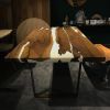 Epoxy Dining White Resin Table | Dining Table in Tables by Ironscustomwood. Item composed of walnut