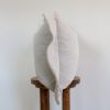 Cream Linen with Relaxed Flange Pillow 20x20 | Pillows by Vantage Design