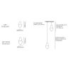 Alan Mizrahi QZ2384 Ark Maxi | Chandeliers by Alan Mizrahi Lighting Design