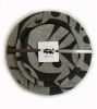 Trivet Set Merino Wool Felt 'Geo Jazz' Grey | Coaster in Tableware by Lorraine Tuson