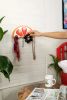 Handmade Blood Orange Slice Key Holder | Rack in Storage by Jubi Rugs. Item made of wood with synthetic