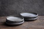 Serving platter - STC organic natural shape stoneware | Serveware by Laima Ceramics. Item made of stoneware works with minimalism style