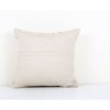 Bohemian Turkish Kilim Pillow with Floral Design, Square Dec | Cushion in Pillows by Vintage Pillows Store