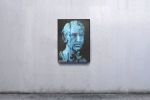 Frozen Gaze – Contemporary Bust Painting | Mixed Media in Paintings by Dario Moschetta