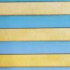 Orange and Blue Stripe Colour Study Painting | Mixed Media in Paintings by Amelia Coward