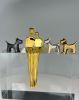 Combo Set: Close to Me Sculpture with Miniature 1.75" Dog | Sculptures by YENNY COCQ
