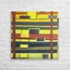 Canvas Print - City in Grids - Geometric Abstract Urban | Work by Eman's Gallery