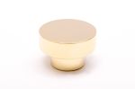 Dot 30 Polished Brass Knob | Hardware by Windborne Studios. Item made of brass