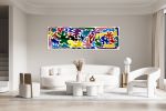 Oversized Multicolor Art/ Mirrored Acrylic Art/ Wall Art / M | Wall Sculpture in Wall Hangings by uniQstiQ