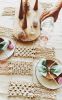 Gathering Together Table Runner | Linens & Bedding by Modern Macramé by Emily Katz. Item composed of cotton