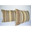 16" X 24" Wool Farmhouse Decor, Lumbar Cushion Cover | Pillows by Vintage Pillows Store. Item made of fabric