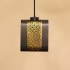 Arin Mesh Wide Hanging Lamp | Pendants by Home Blitz. Item made of brass works with minimalism & contemporary style