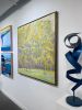 Yellow Winds II | Oil And Acrylic Painting in Paintings by Sorelle Gallery. Item made of canvas