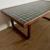Mid-Century Modern Tile-Top-Coffee Table — Solid Black Walnut | Tables by Warnkestudio