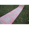 Hand-Made Long Runner Vintage Kilim Runner Tread | Runner Rug in Rugs by Vintage Pillows Store. Item made of cotton & fiber
