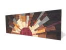Autumn Sunset | Wall Sculpture in Wall Hangings by StainsAndGrains. Item made of wood works with contemporary & modern style