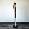 Rustic Driftwood Sculpture "Silver Chasm" | Sculptures by Sculptured By Nature  By John Walker. Item composed of wood compatible with minimalism style