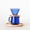 .Fluted Glass Pour Over Set. | Drinkware by Vanilla Bean