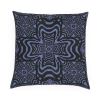 Rooster Feather Blue Velvet Cushion | Pillows by Sean Martorana. Item composed of fabric