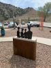 Family of Four outdoor bronze sculpture | Sculptures by YENNY COCQ