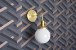 Alford - 6" Globe | Sconces by Illuminate Vintage. Item made of brass
