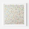 Nine Hundred Map Dots Collage With Gold Leaf | Paintings by Amelia Coward