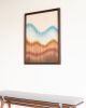 RUST II - Framed-Collection | Wall Hangings by Rianne Aarts / Teddy and Wool Studio. Item made of cotton with fiber