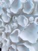 "Pure white #4" | Wall Sculpture in Wall Hangings by Natasha Kanevski. Item composed of canvas in minimalism or contemporary style