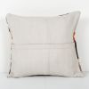 Ethnic Turkish Kilim Pillow Cover, Square Patchwork Cushion | Pillows by Vintage Pillows Store