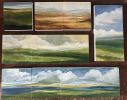 2021 3 Part abstracted landscape | Oil And Acrylic Painting in Paintings by Caroline Adams